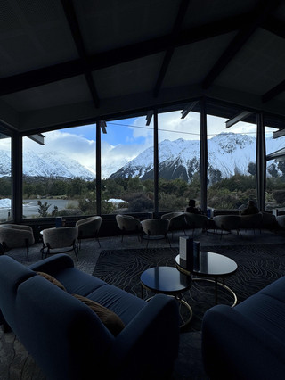 Mount Cook's century-old snow mountain hotel, which needs to be booked a year in advance.