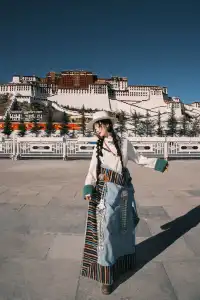 在布達拉宮腳下拍到了人生照片拉薩故事