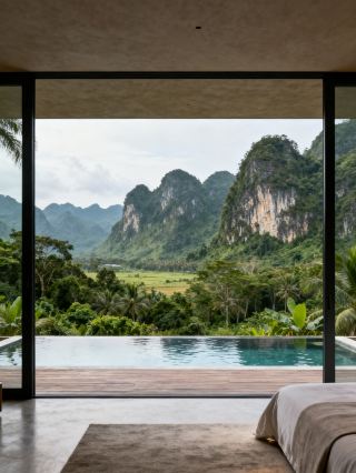 Мы останавливались в летнем курортном отеле Tianchi Summer Resort в Цзяньфэнлине, и это было потрясающе!
