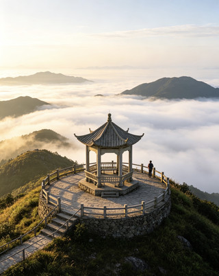 Free self-driving access to the Meizhou Wonderland Hongtu Peak summit! One-stop check-in for sea of clouds, sunrise, and the Milky Way