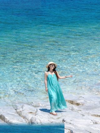 ซานตงซ่อนมินิมัลดีฟส์! หาดแมงกะพรุนของเกาะหยานไถหยางมา