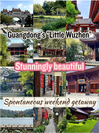 No need to head to Jiangnan! Foshan's Lingnan water town is the perfect weekend getaway