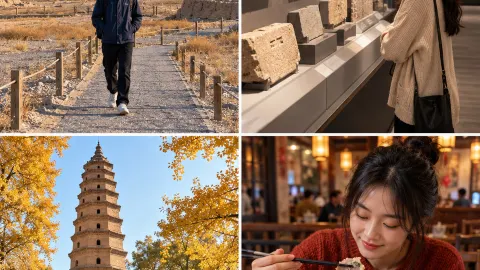 Yinchuan 3 days 2 nights | Experience the frontier autumn scenery for 1,000+, the reeds and migratory birds are breathtaking — traveler post in Pingluo