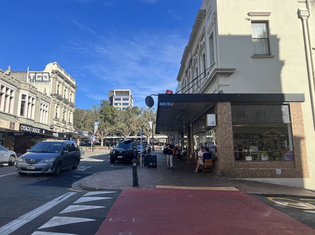 但尼丁早午餐推薦The Perc Cafe，海鮮巧達濃湯真的超好喝呀～海鮮料超多又香濃💕💕