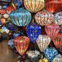 Colourful night market in HoiAn 