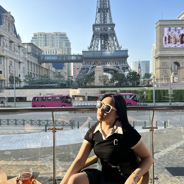 跟巴黎鐵塔合照的絕佳機位✨🇲🇴美式餐廳載運🍔🍟