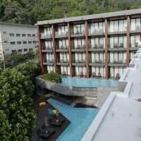 สระว่ายน้ำ rooftop ที่ KC Grande resort&Spa 