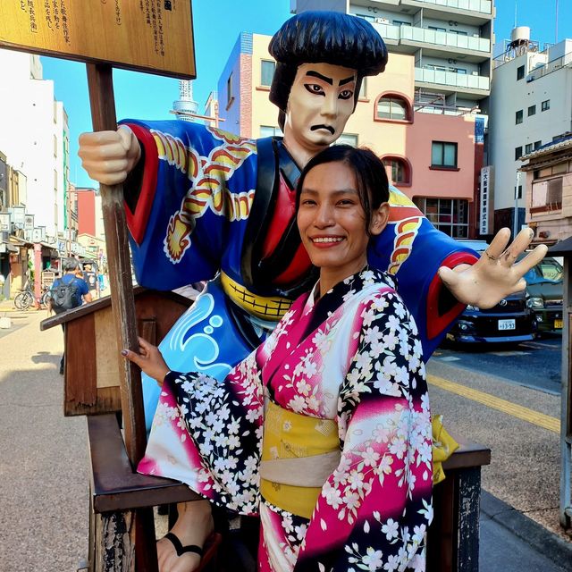 kimono 👘 experience in Asakusa 