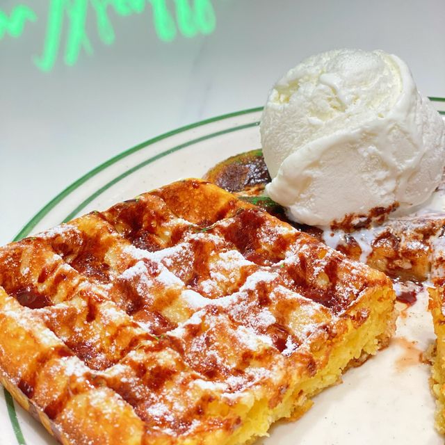 ☘️Green Waffle Diner🧇值得一試😋