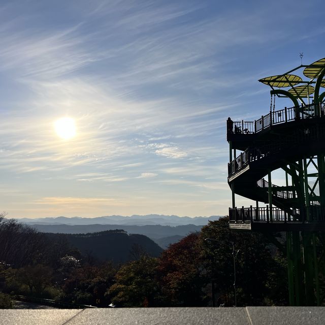 가을 단풍명소 말티재전망대