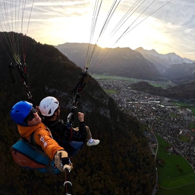 Soaring Above Interlaken: My Thrilling Paragliding Adventure