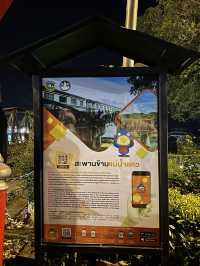 สะพานข้ามแม่น้ำแคว ในยามราตรี