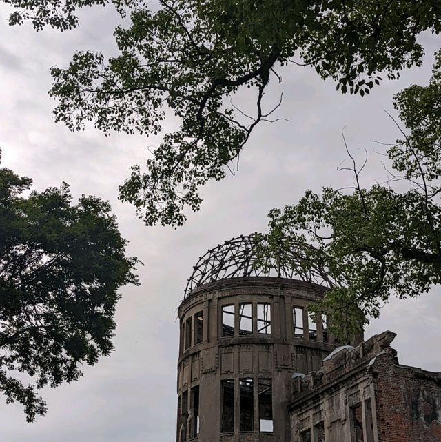 전쟁의 폐허, 침묵이 이어지는 히로시마 원폭 돔.