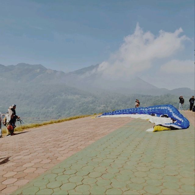 Tandem Paragliding, Batu - East Java