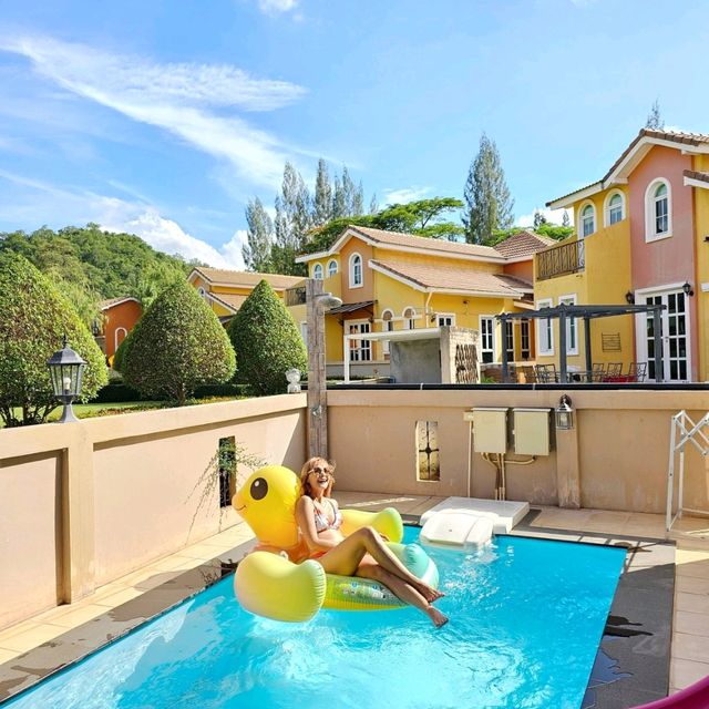 ที่พักแบบครอบครัว สไตล์ทัสคานี เขาใหญ่