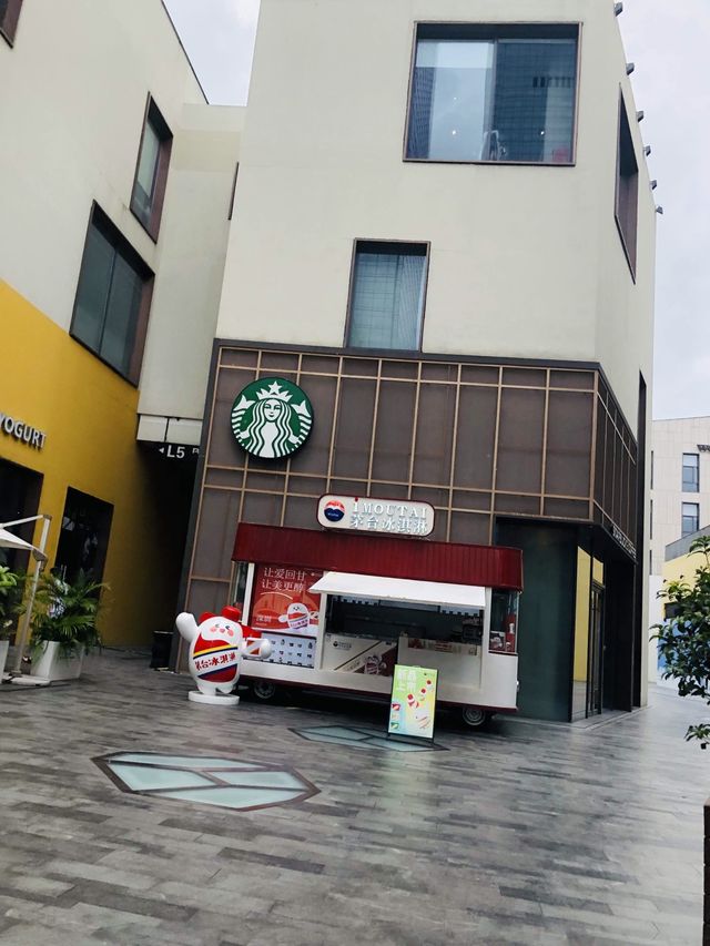 室內室外的商場
