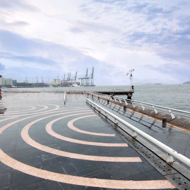 打卡深圳海景公園,海濱棧道,鹽田中央公園