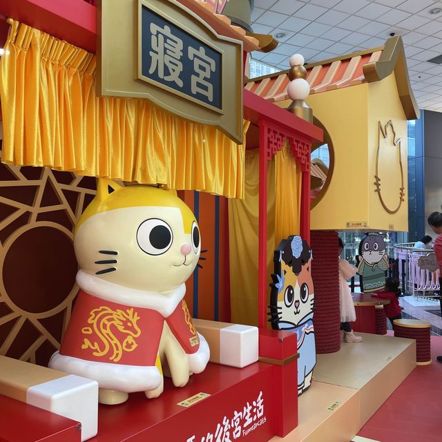 黃阿瑪貓🐱駕到馬鞍山廣場🤣古裝同你過新年