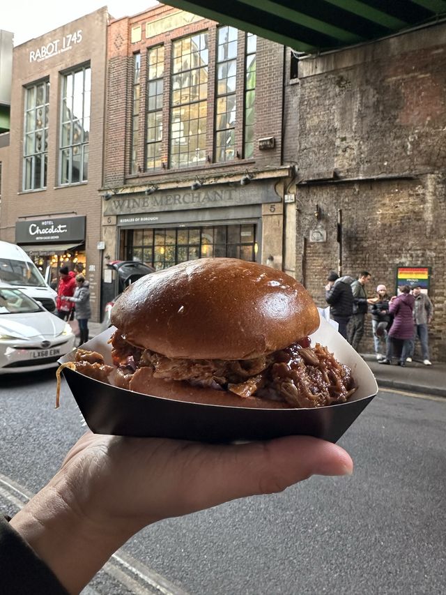 All the good food at Borough Market 😋