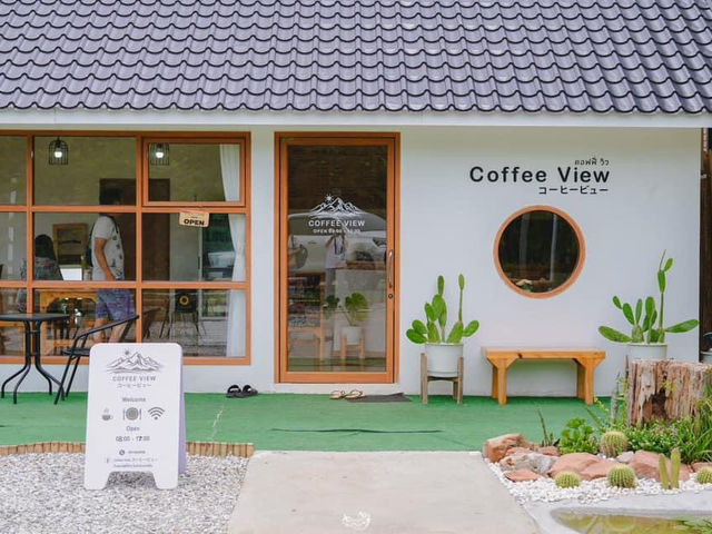 Coffee View コーヒービュー ร้านกาแฟเล็กๆ ในอำเภอนาแห้ว  