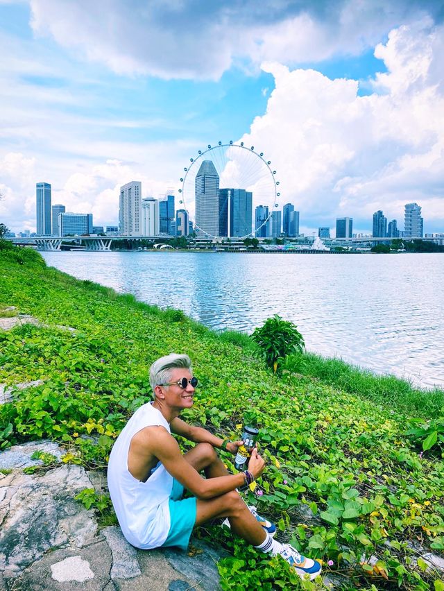 Best Spot for Photo Singapore Flyer