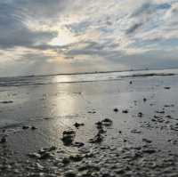 Coloured sand Hua Hin Beach