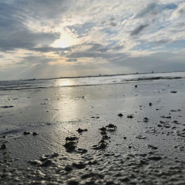 Coloured sand Hua Hin Beach