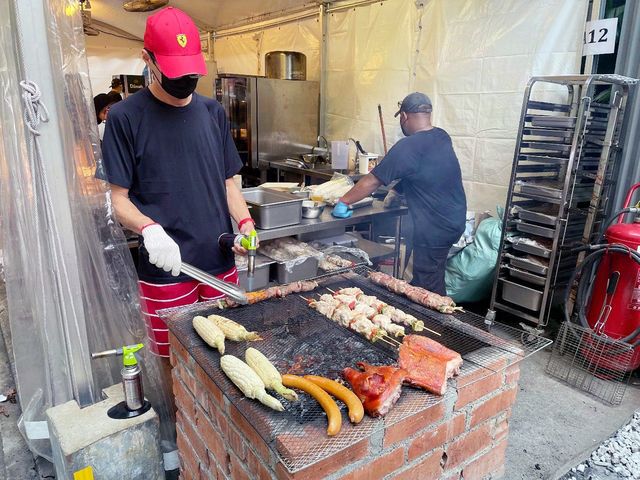 Outdoor grill fest