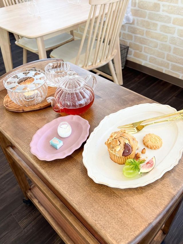 【福岡カフェ】小さなティールームで優雅なひととき