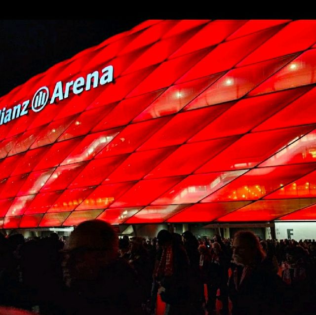 @ THE ALLIANZ ARENA, MUNICH.