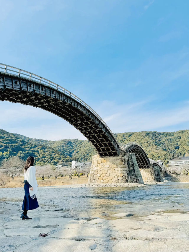 【絶景】世界唯一の美しさを誇る錦帯橋🌉🌸
