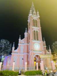 Pink Tan Dinh Church ⛪️ in Saigon 🇻🇳