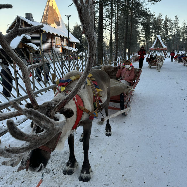 Aurora Lights and the Santa Claus Village