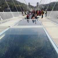 Full day at glass bridge in Zhangjiajie Grand Canyon 