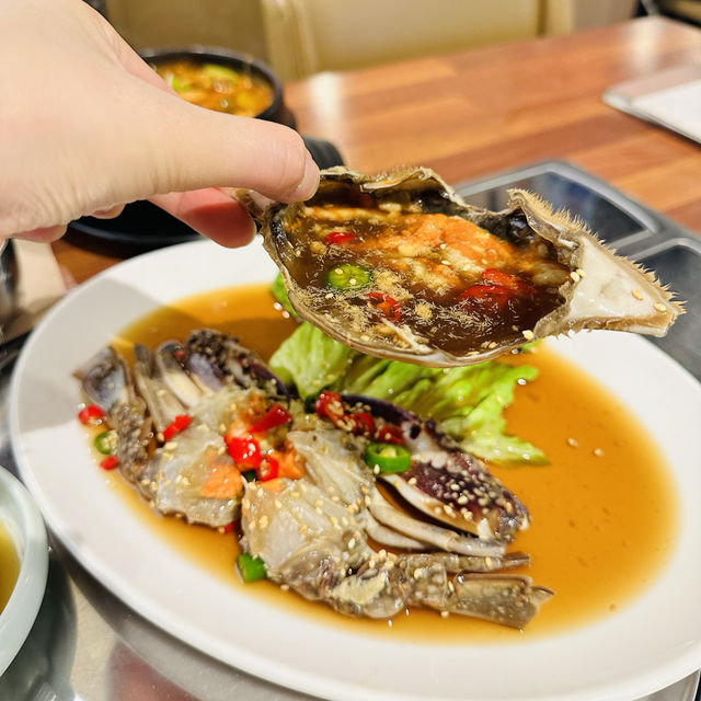 正宗韓式料理，必食醬油蟹🤤🤤