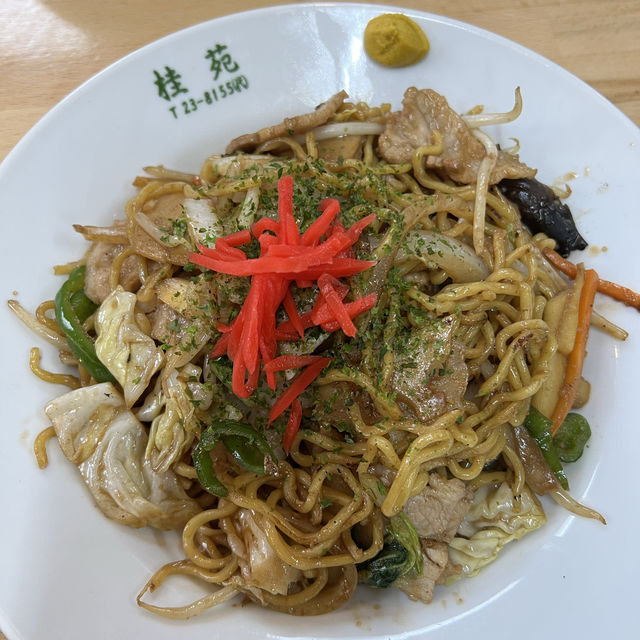 Famous Ankake Yakisoba in Otaru 