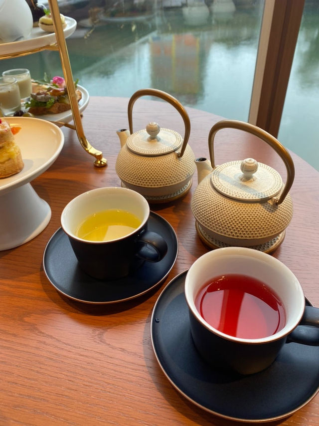 【福岡カフェ】中洲の川を眺めながらおいしいアフタヌーンティー
