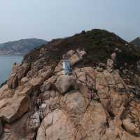 南丫島圓角奇石廢堡燈塔，適合悠閒時光