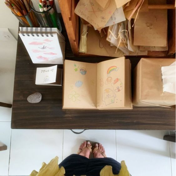 首爾很美咖啡店 花園很美 讓人放鬆