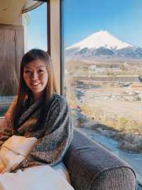Fuji view at Hotel Kaneyamaen 
