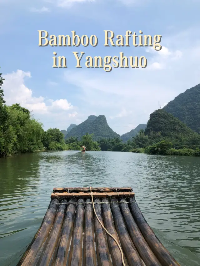 Bamboo Rafting Down the River Li in Yangshuo, China 🇨🇳