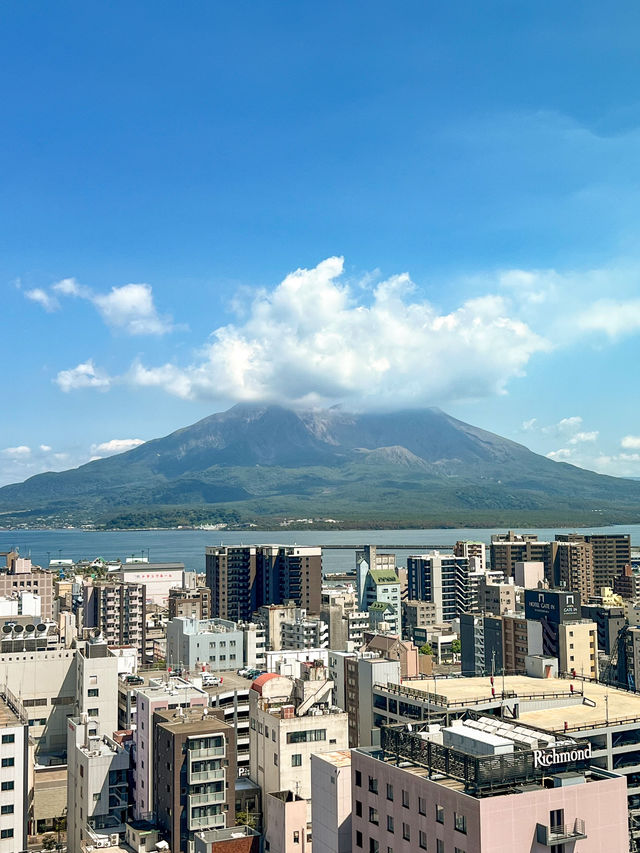 【鹿児島】桜島が見渡せる絶景スポットカフェ
