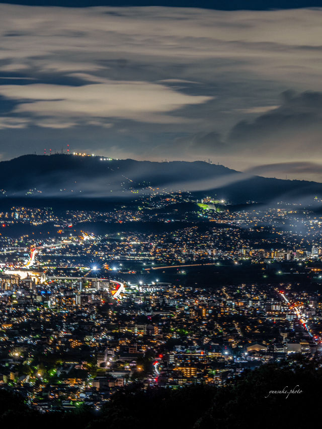 秋の連休はここに決まり！！夜景スポット奈良県1番💫若草山展望台 3箇所花火大会が一気に見れる！