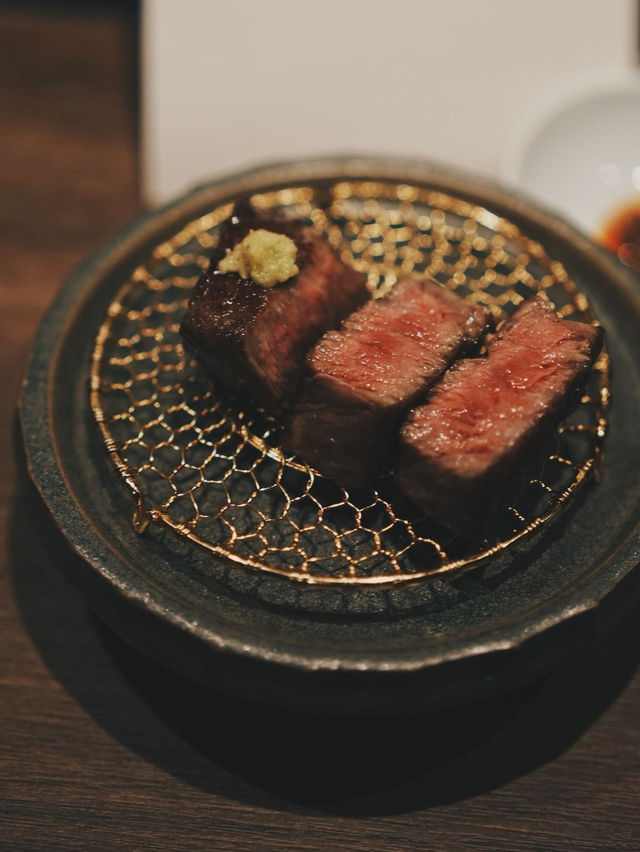 台北 預約制 無菜單 A5和牛的板前套餐饗宴