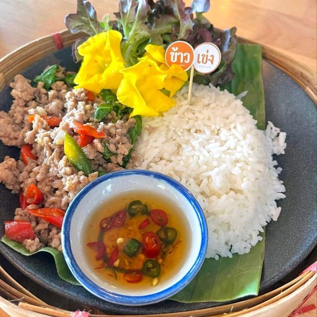 ร้านข้าวเข่ง สไตล์เบนโตะ @ อู่ทอง สุพรรณบุรี