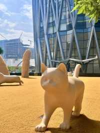 又來了！深圳灣萬象城Bay de Luna巨型貓咪展