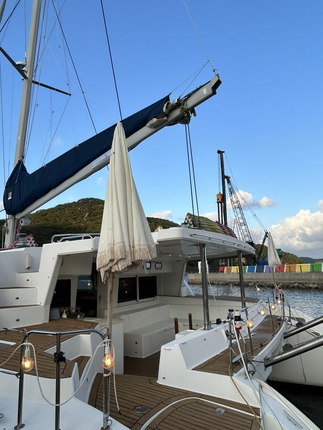 통영 일몰보며 요트타기⛵️