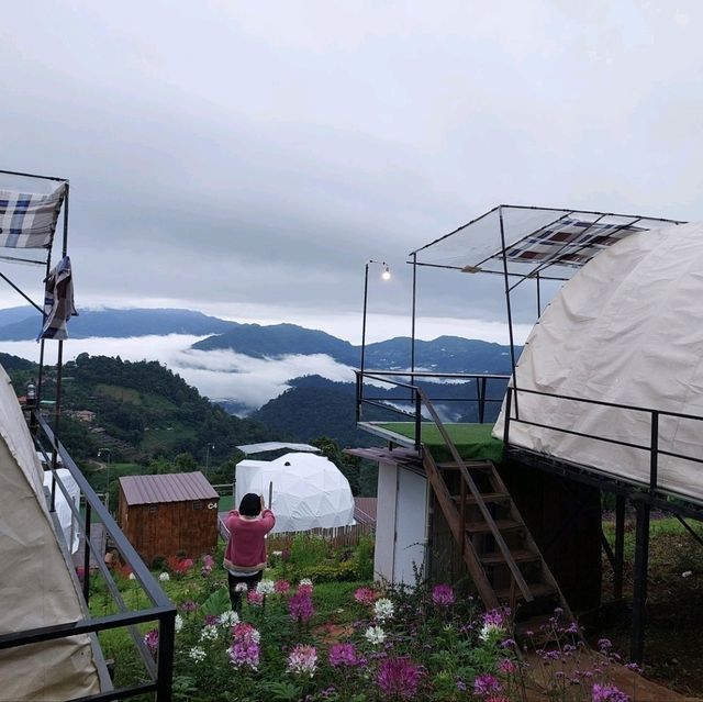 🏡ที่พักหลักร้อย 🏞วิวหลักล้าน~ ม่อนแจ่ม