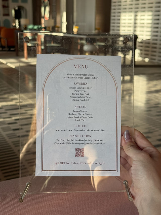 Luxury afternoon tea experience at iL Salone