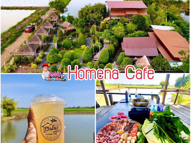 คาเฟ่กลางทุ่งนาวิวสุดปัง คาเฟ่สุดชิล อาหารอร่อย